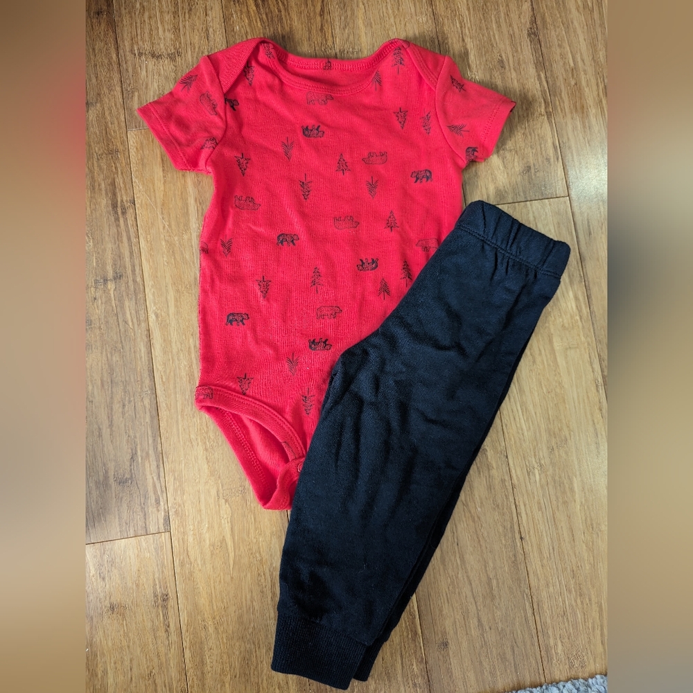 2pc Carter's Baby boy adventure outfit